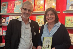 Mit Verleger Markus Weber vom Moritz Verlag