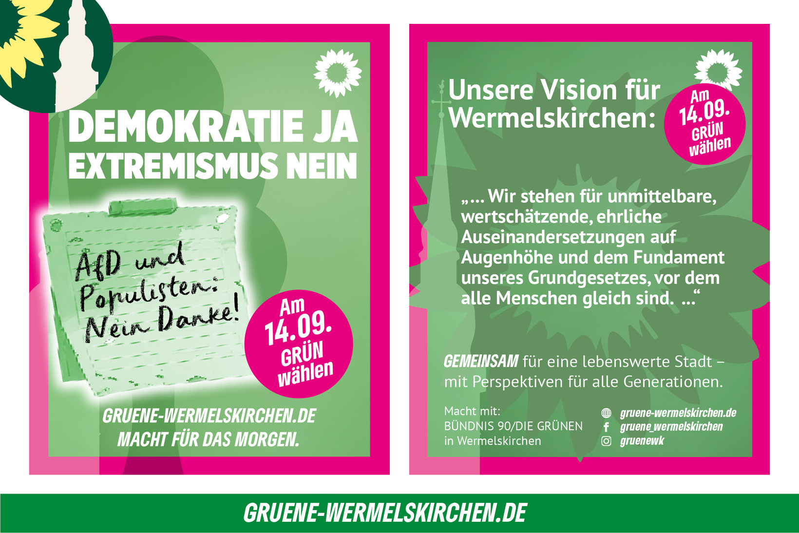Demokratie ja – Extremismus nein