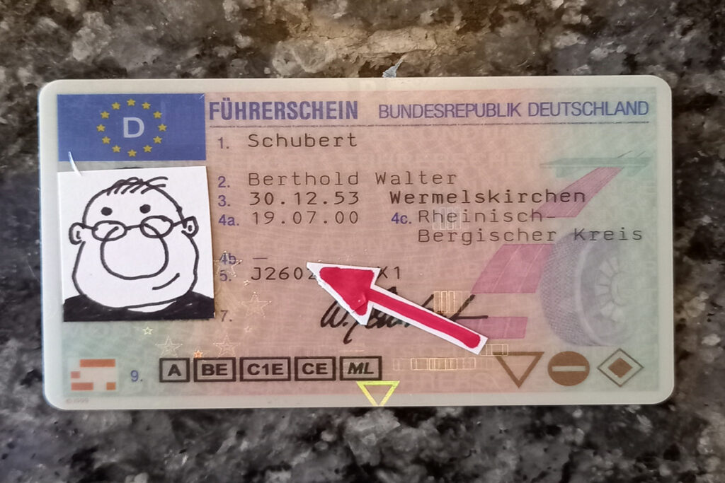 Ein neuer Führerschein muss her