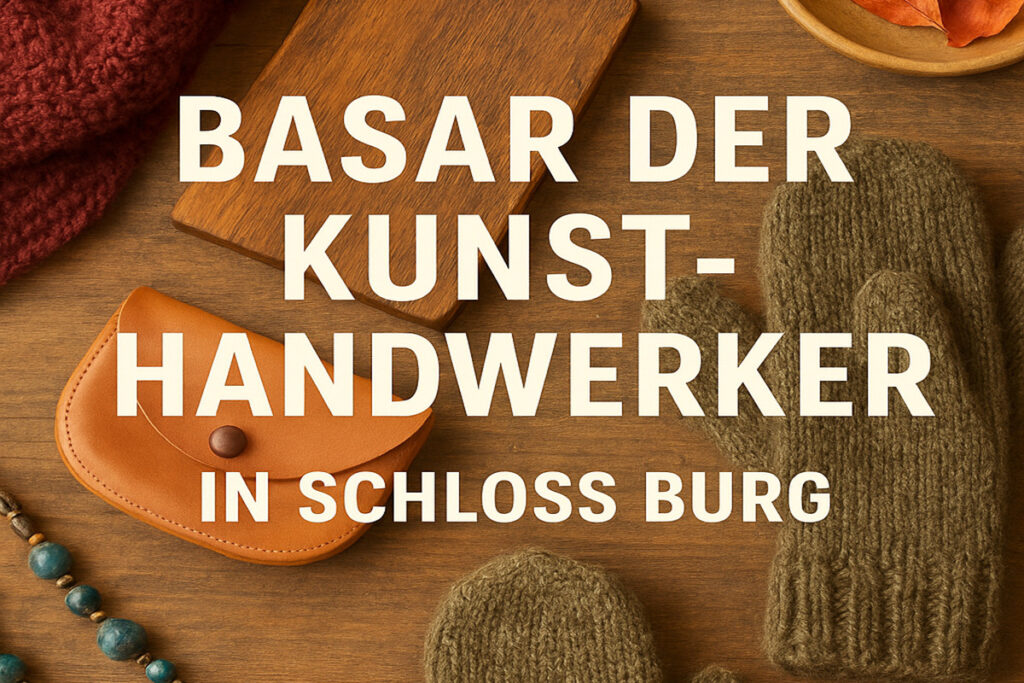 Kunst, Handwerk und Herbststimmung – Basar der Kunsthandwerker auf Schloss Burg