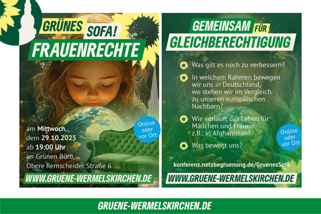 Grünes Sofa – Frauenrechte