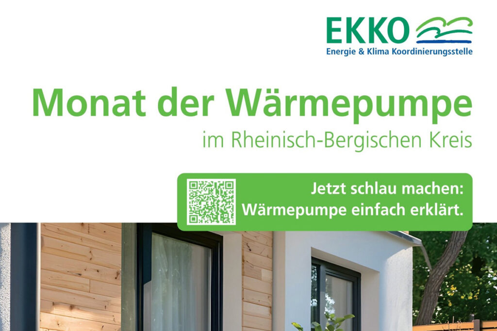 Aktionsmonat zur Schlüsseltechnologie Wärmepumpe