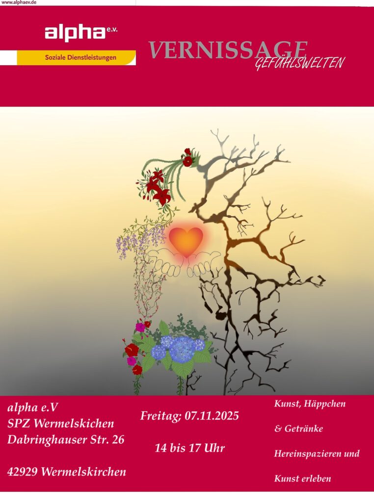 Vernissage beim alpha e.V.: Gefühlswelten im kreativen Ausdruck
