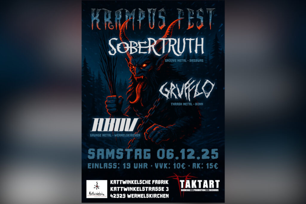 Drei Bands. Ein Abend. Volle Wucht.