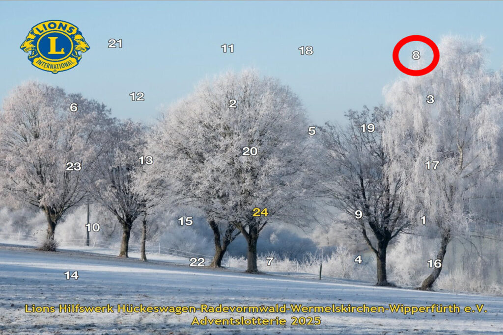 8. Dezember – Gewinne, die Gutes tun