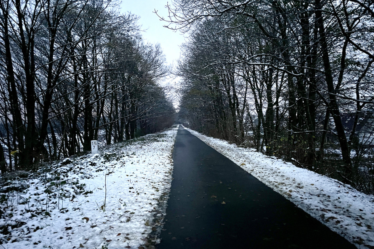 Erster Schnee — und eine Premiere für die Balkantrasse