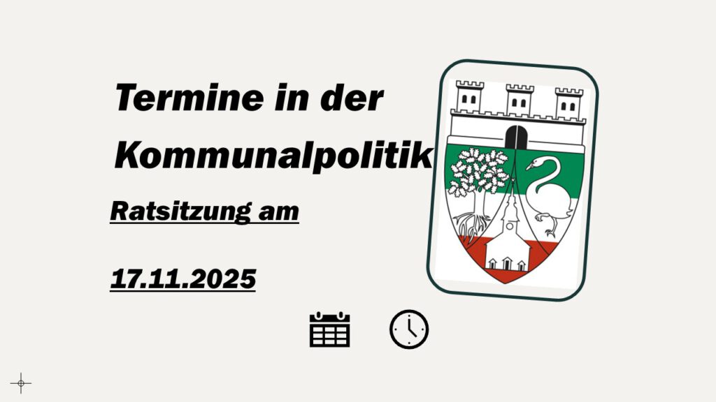 Sitzung des Rates der Stadt