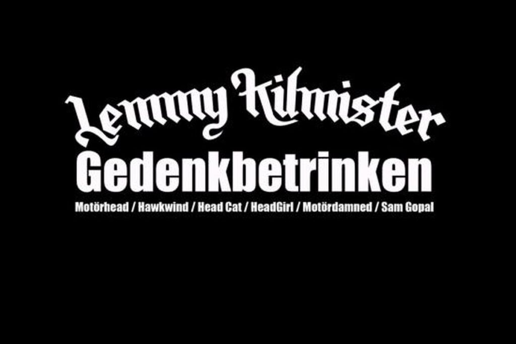 Lemmy Kilmister Gedenkbetrinken
