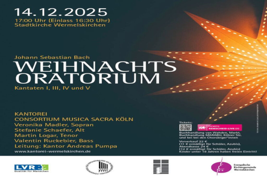 Weihnachtsoratorium in Wermelskirchen – Ein musikalisches Highlight zum 3. Advent