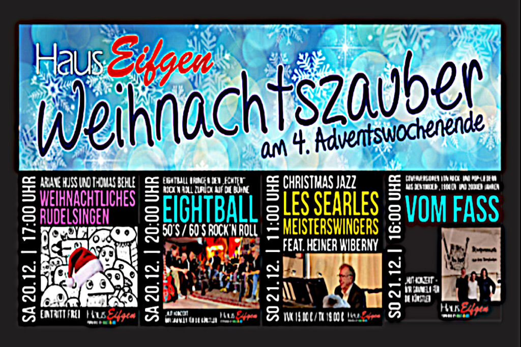 Weihnachtsmarkt der Kulturinitiative Haus Eifgen