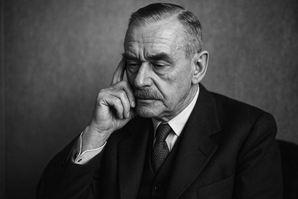 Aufzeichnungen von Thomas Mann und deren erschreckende Aktualität