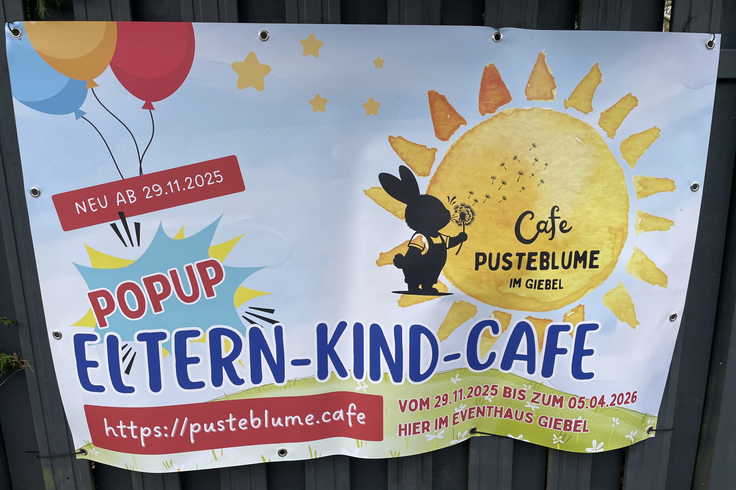 Popup Café Pusteblume startet Testphase im Eventhaus Giebel