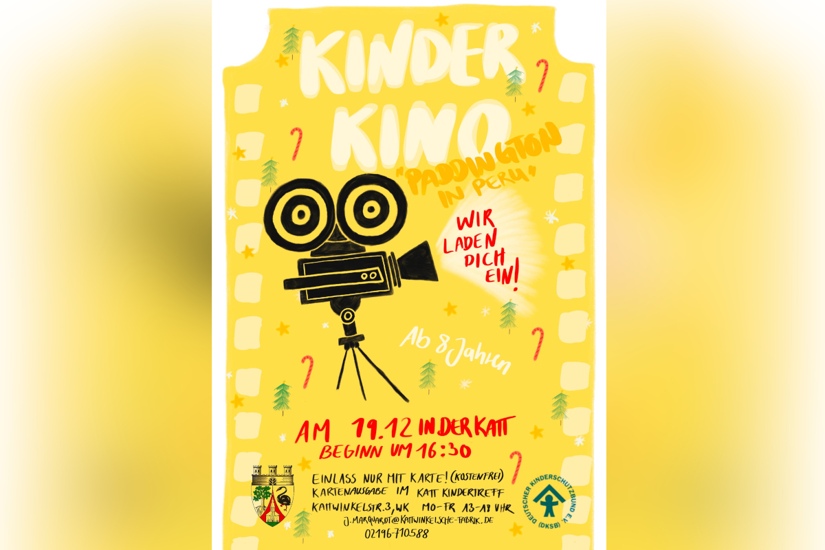 Kinder-Kino zum Ferienstart in der Kattwinkelschen Fabrik