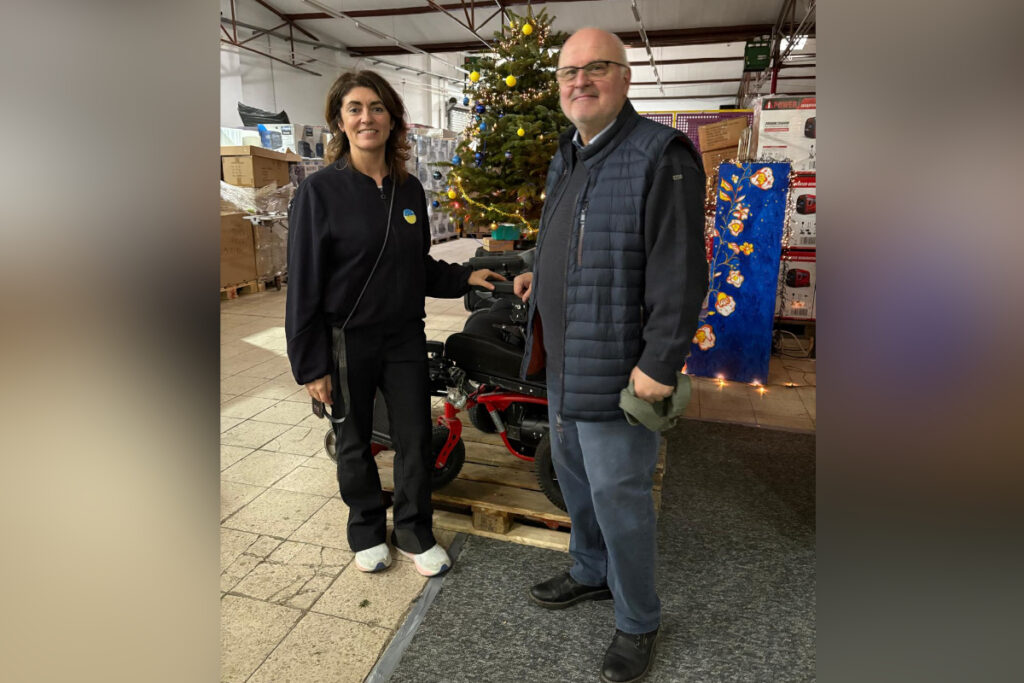 Besuch beim Blau-Gelben Kreuz, dem deutsch-ukrainischen Hilfsverein in Köln