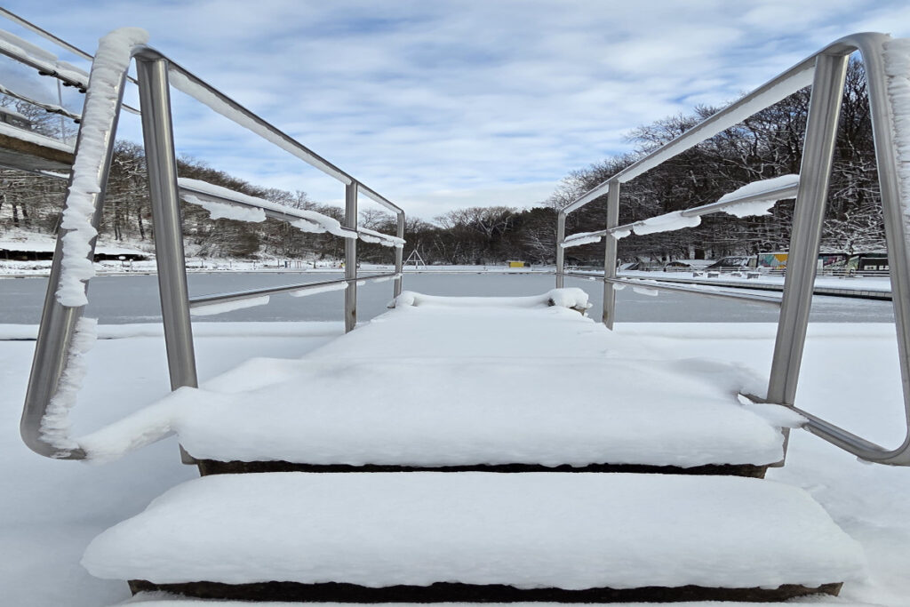 Winterimpressionen – Freibad Dabringhausen