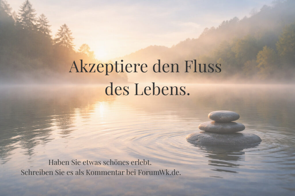 Gelassenheit beginnt heute