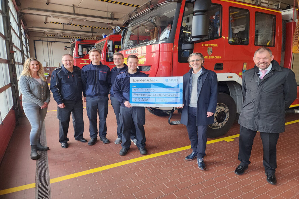Freude bei der Feuerwehr: Dönges-Spenden für Jugend und Förderverein