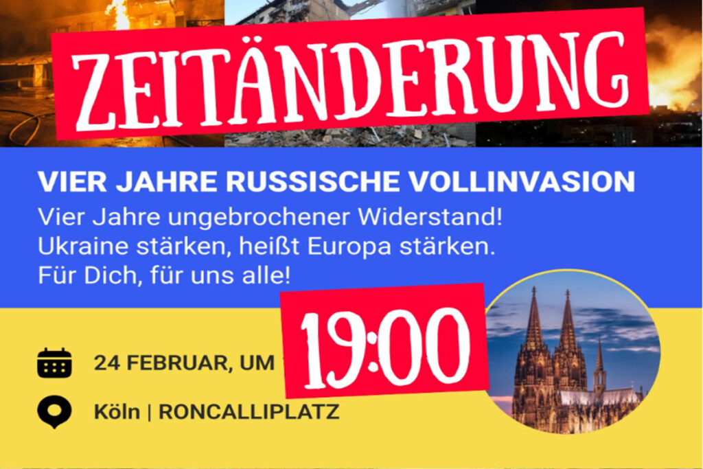 Solidarität am 4. Jahrestag