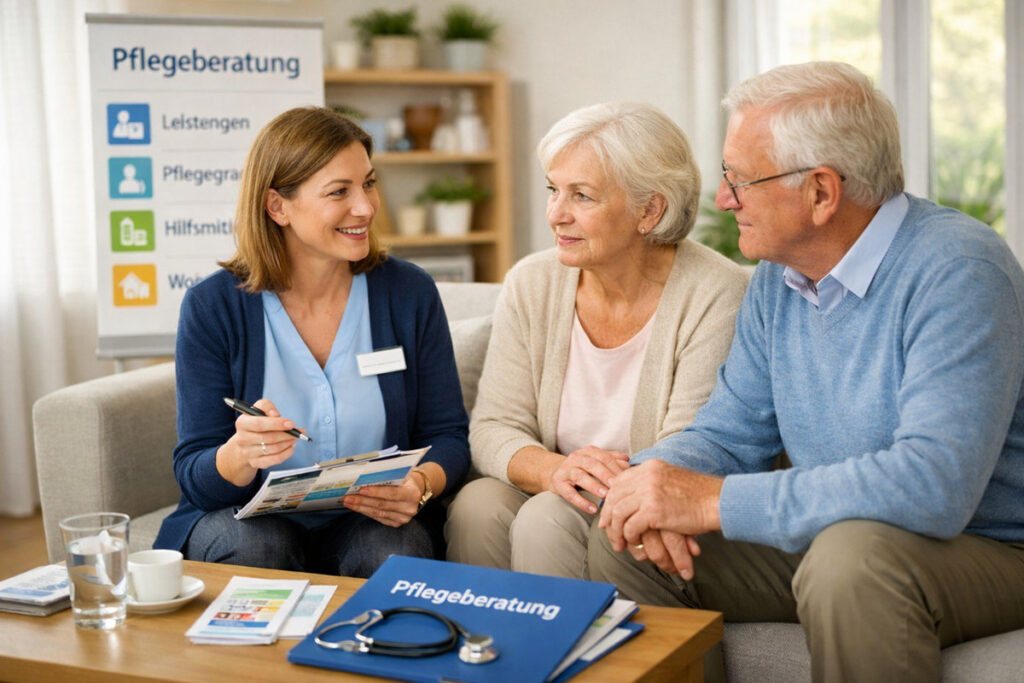 Pflegeberatung informiert bei allen Fragen rund um das Thema Pflege und Versorgung – kostenlos, trägerunabhängig und niederschwellig