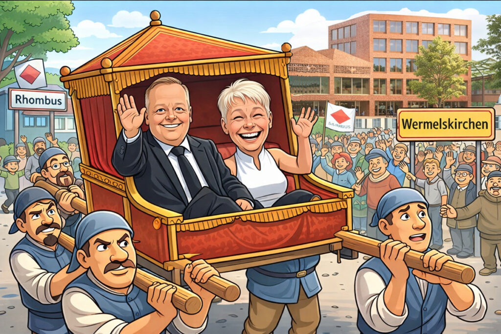 Rhombus: Auf der Sänfte durch die Stadt