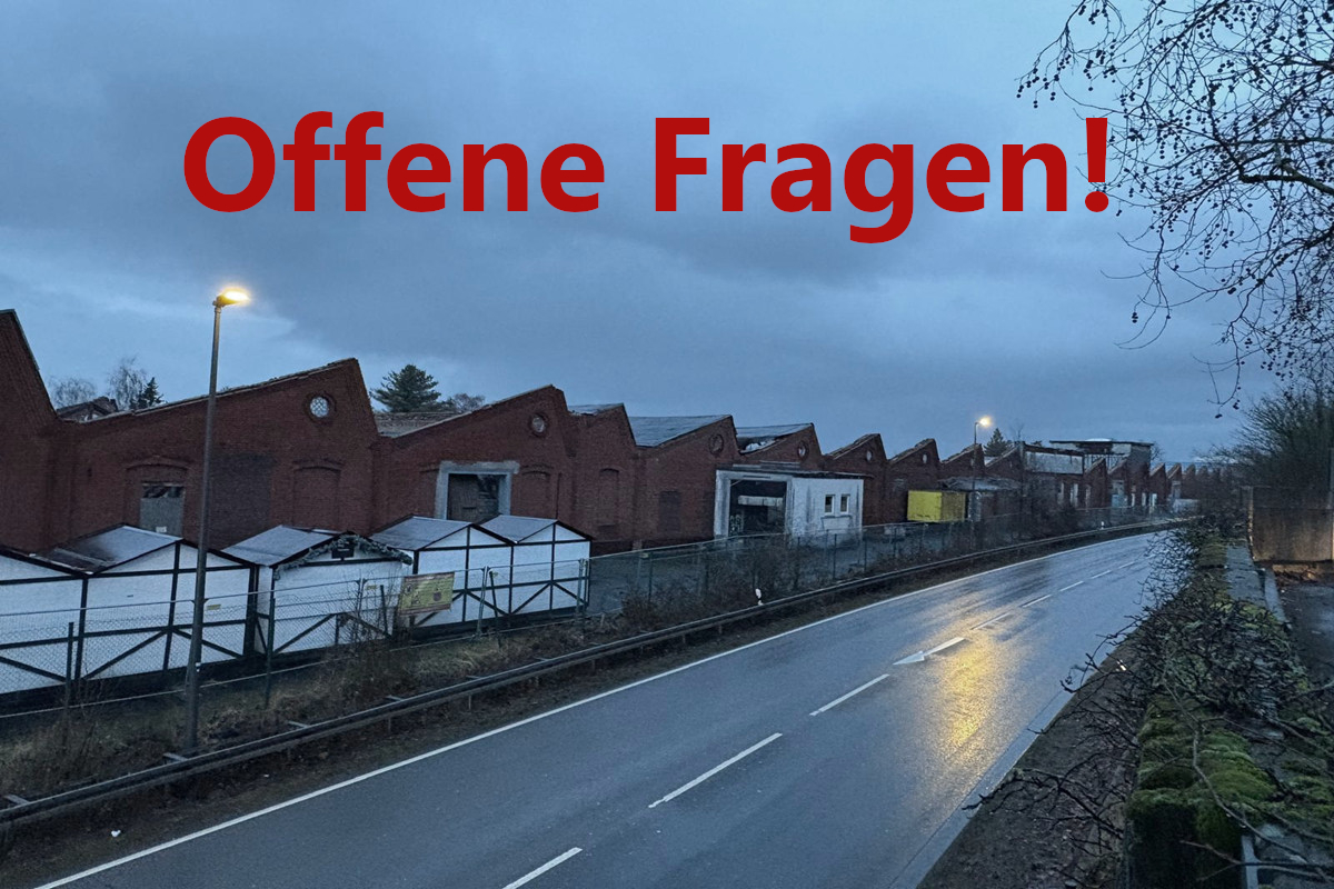 Rhombus-Areal: offenen Fragen an Verwaltung und Politik …