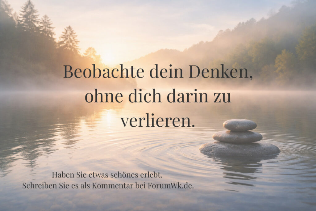 Gelassenheit beginnt heute