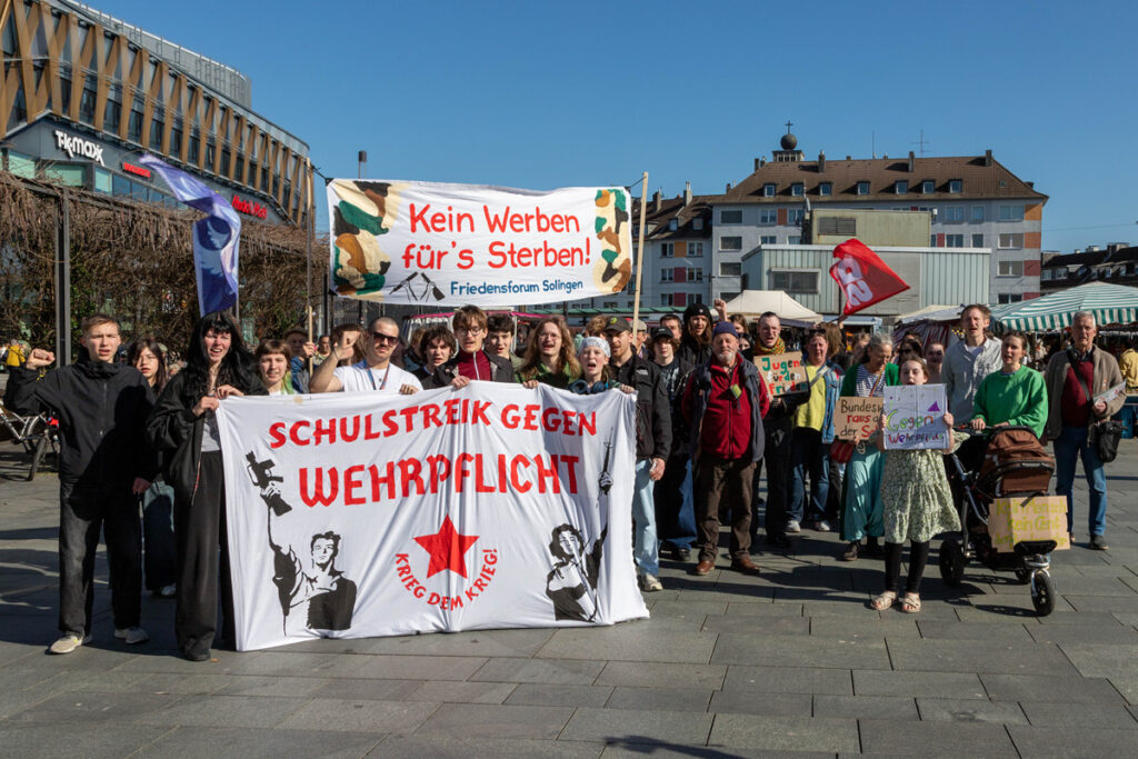Schülerproteste gegen Wehrpflicht auch in Solingen