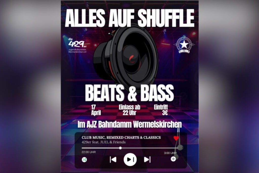 Alles auf Shuffle – Beats & Bass