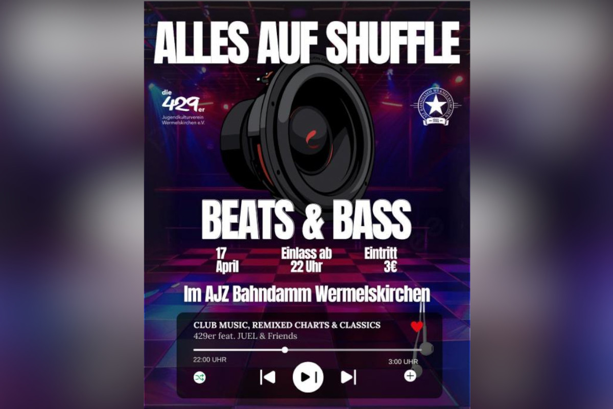 Alles auf Shuffle – Beats & Bass