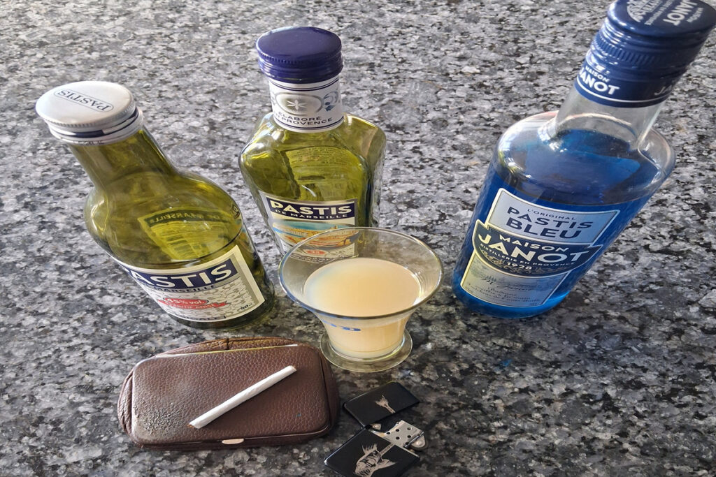 Mit Pastis geht’s.