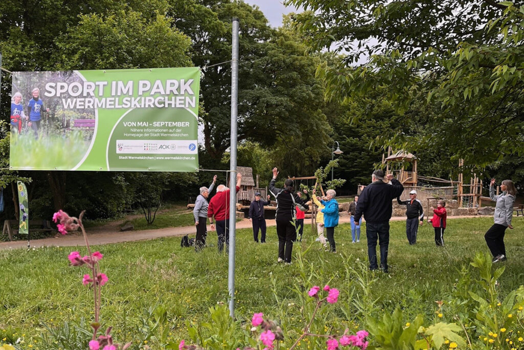 Das beliebte „Sport im Park“ startet wieder