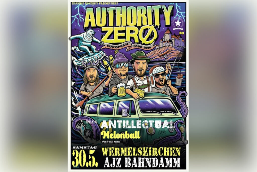 Authority Zero, Melonball, Antillectual (Konzert)
