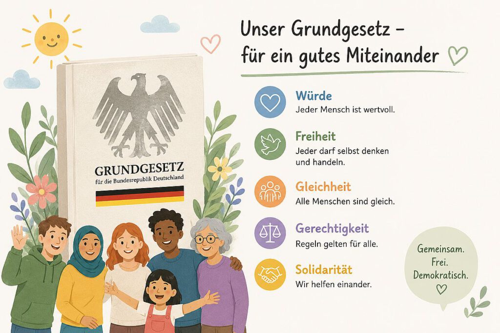 Unser Grundgesetz von                                      West bis Ost – von Nord bis Süd