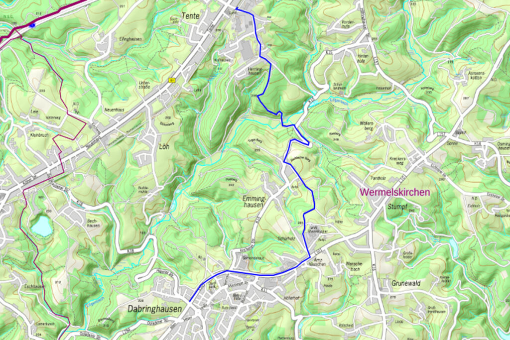 Pünktlich zur Fahrradsaison: Radanbindung zwischen Dabringhausen und Wermelskirchen