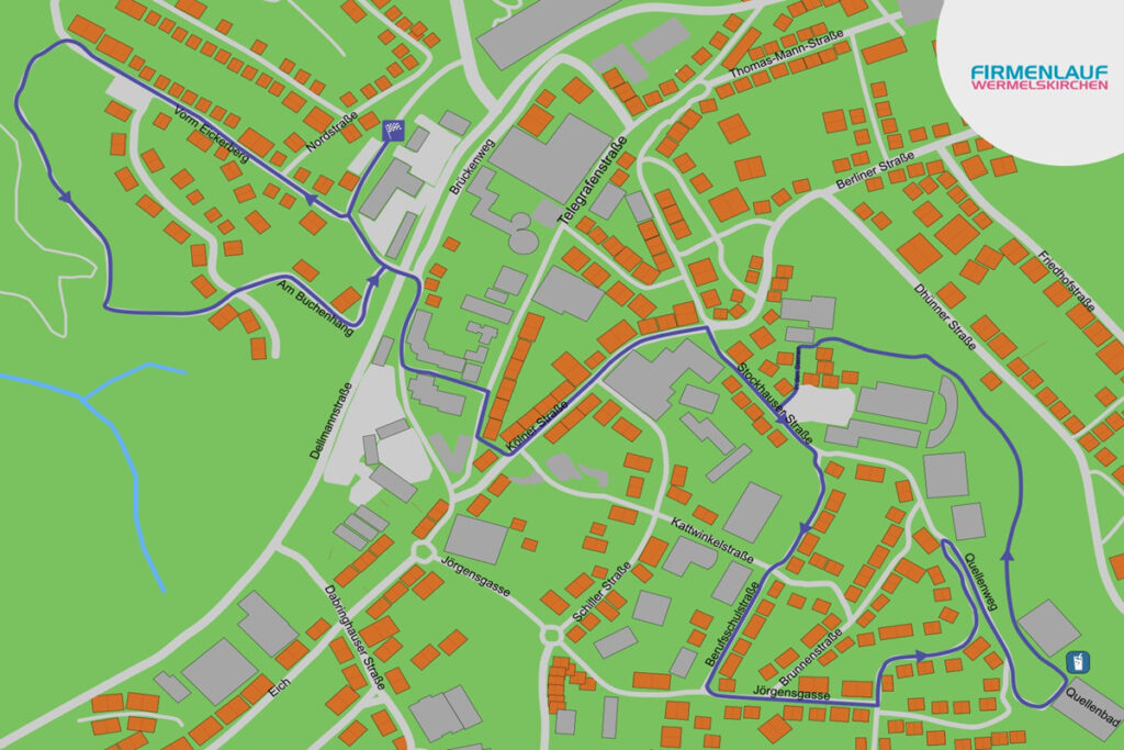 Welche Straßen wann für den Firmenlauf gesperrt werden