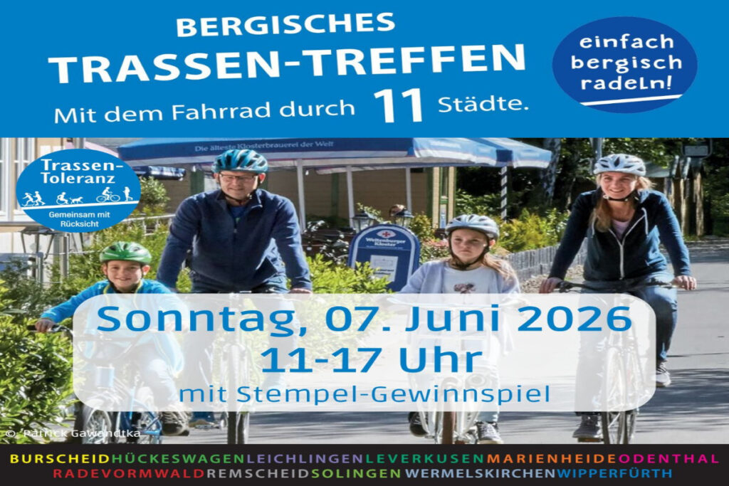 „Trassen-Treffen“ mit buntem Programm: Auf die Plätze, fertig, stempeln!