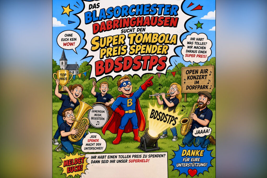 BDSDSTPS – Werde unser Tombola-Superheld!