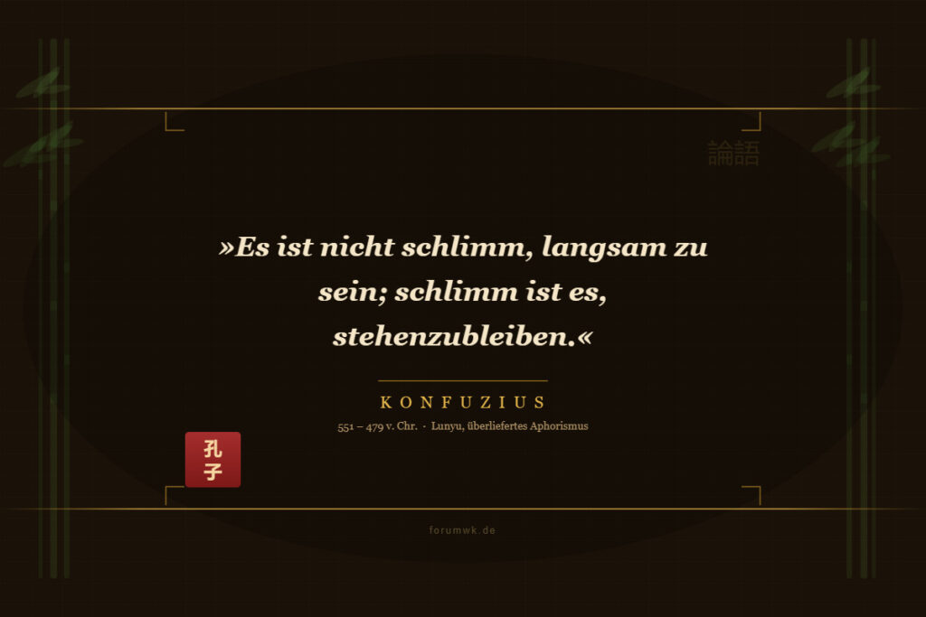 Gelassenheit beginnt heute