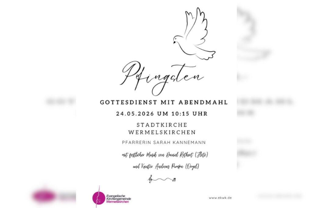 Gottesdienst zu Pfingsten mit Weltklasseflötist Daniel Rothert