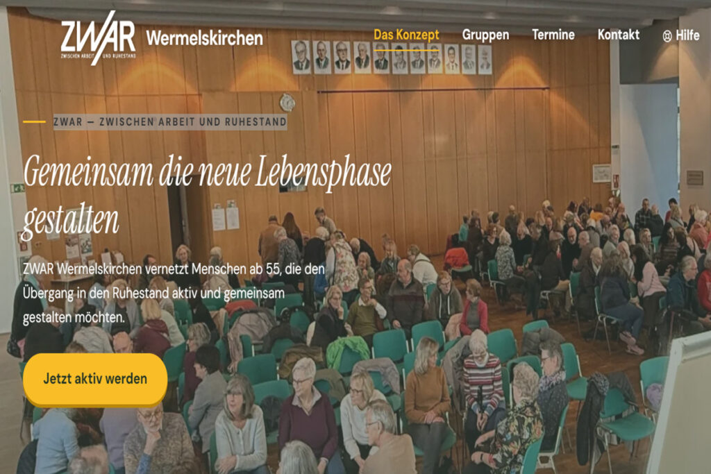 Gemeinsam die neue Lebensphase gestalten