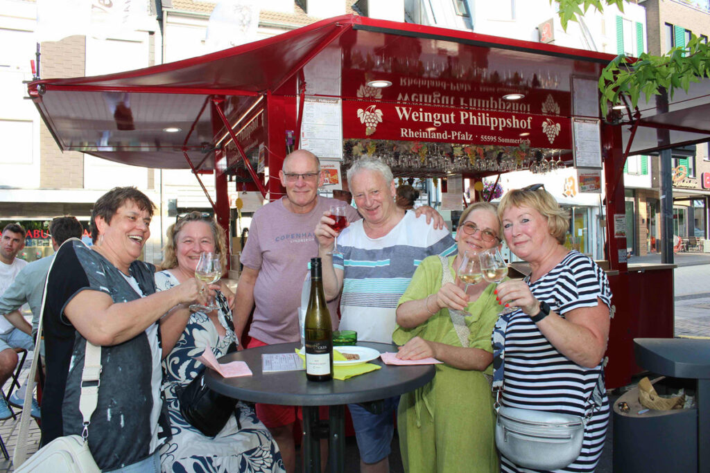 Passendes Wetter für einen geselligen Feierabendmarkt