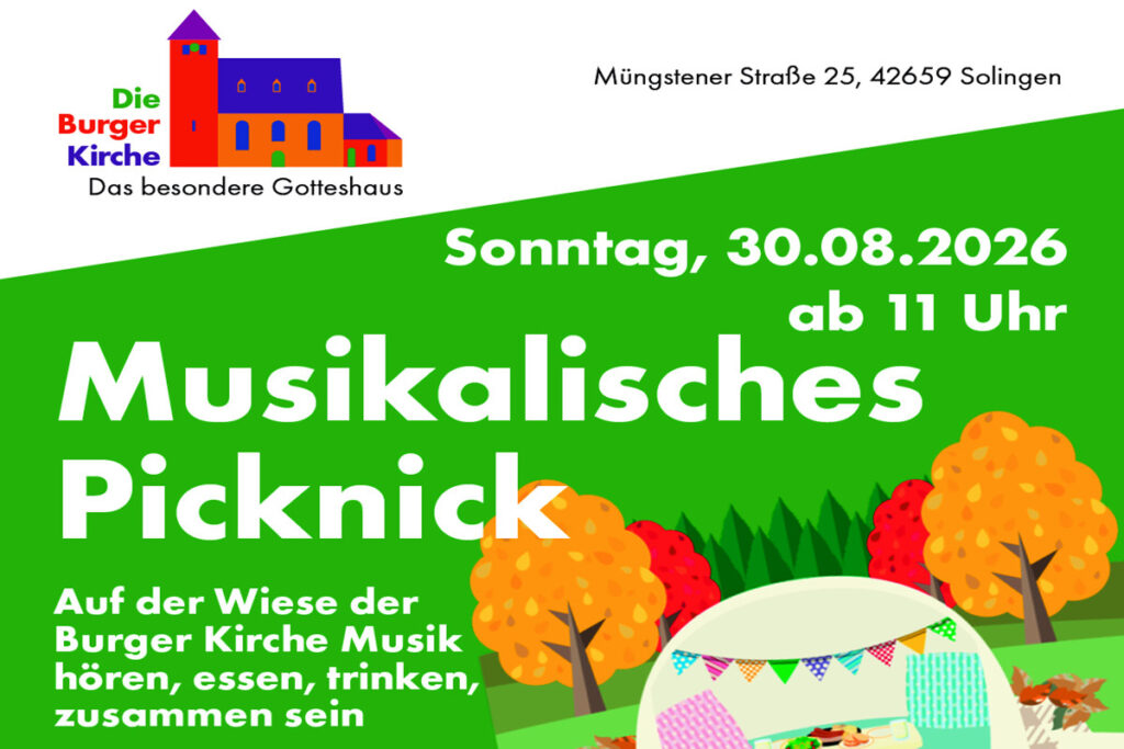 Musikalisches Picknick an der Burger Kirche