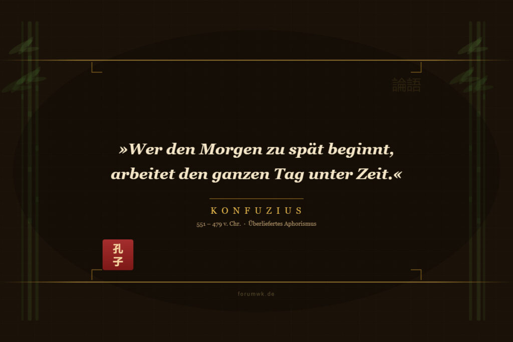 Gelassenheit beginnt heute