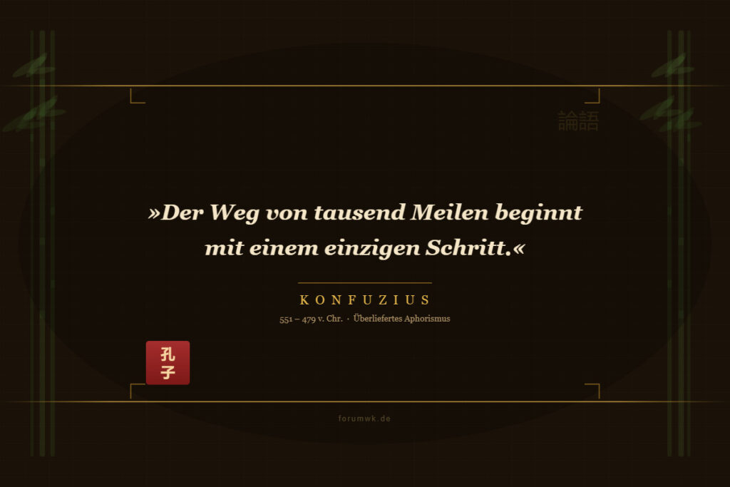 Gelassenheit beginnt heute