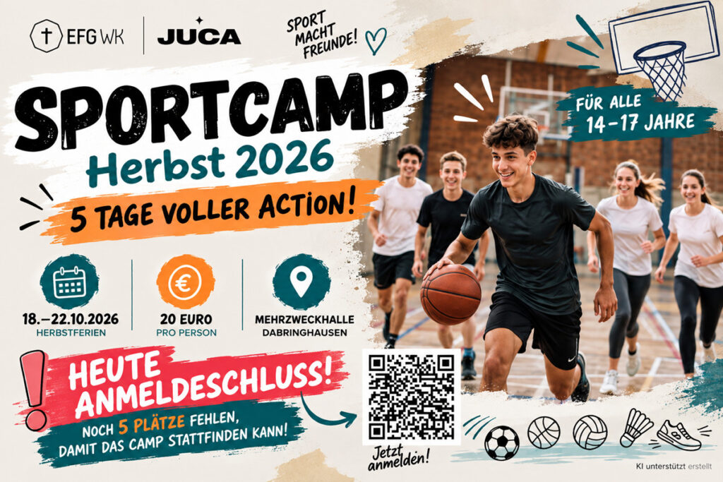 Sportcamp in den Herbstferien braucht noch Teilnehmer*innen