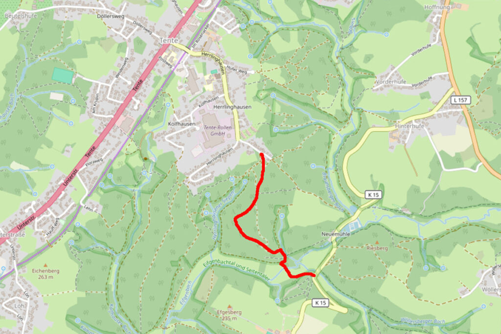 Radverbindung von Neuemühle nach Herrlinghausen hergestellt
