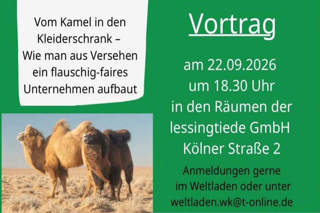 Vom Kamel in den Kleiderschrank – Wie man aus Versehen ein flauschig-faires Unternehmen aufbaut