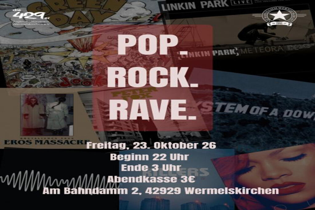 POP. ROCK. RAVE
