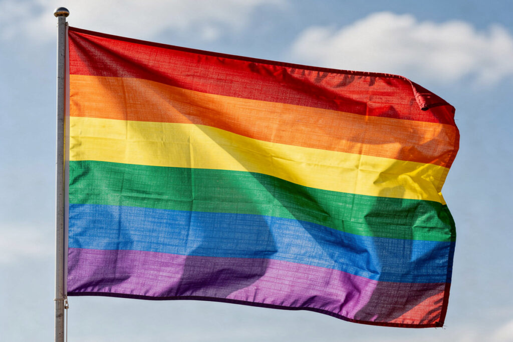 Die Regenbogenflagge