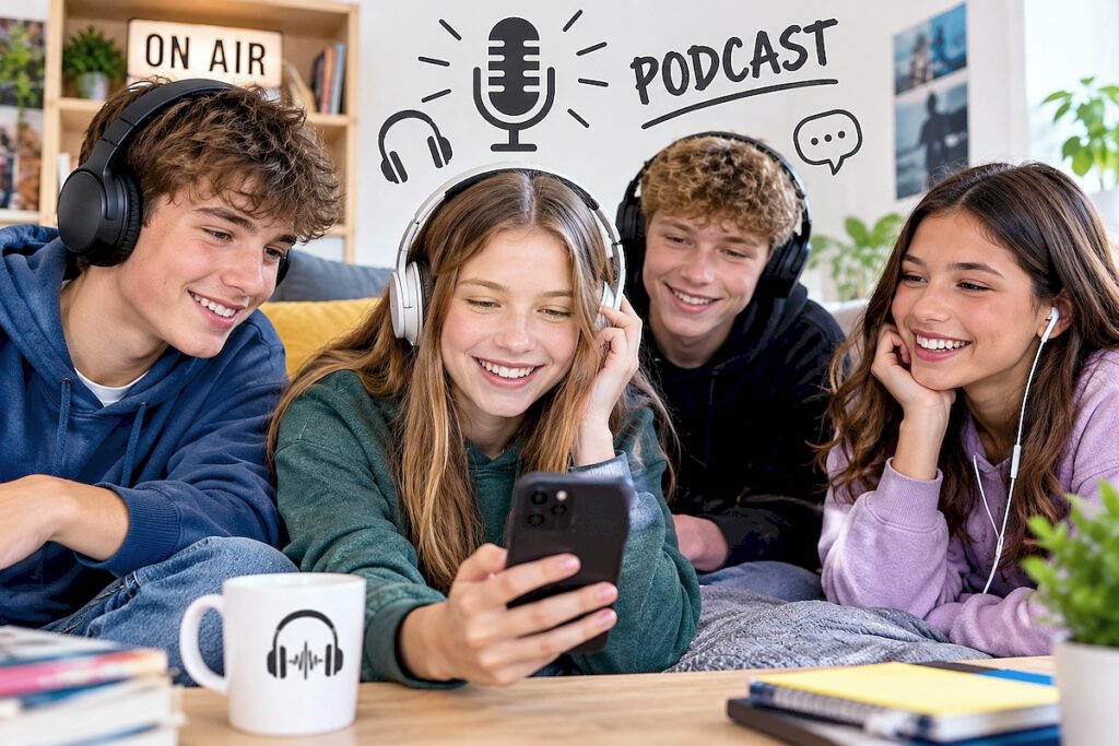 Kopfhörer auf, Welt aus – Podcasts sind der Vibe!